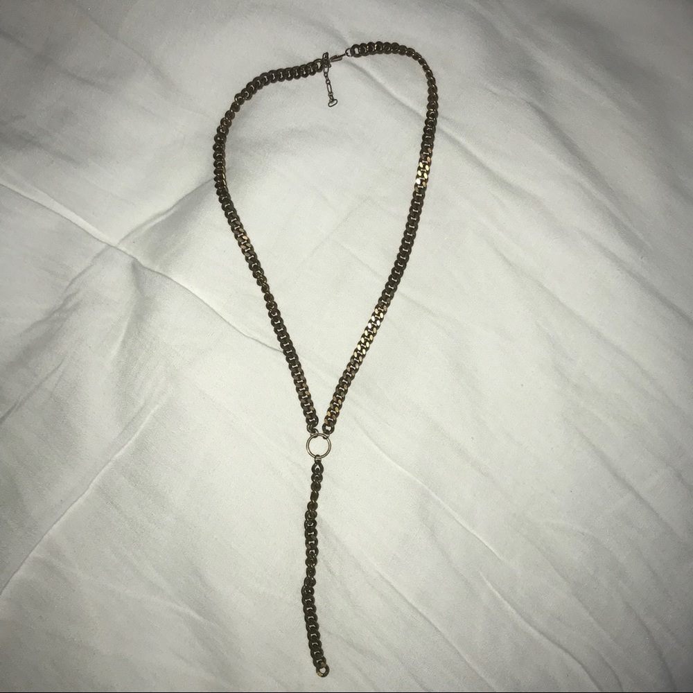 Deep V chain necklace